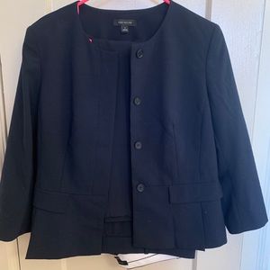 Ann Taylor Navy Blue Suit
